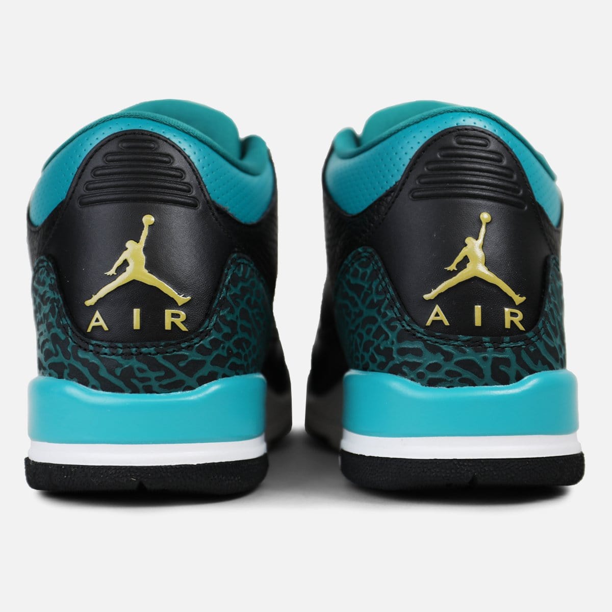 RUVilla.com is where to buy the Jordan Air Jordan 3 Retro Grade-School (Black/Metallic Gold-Rio Teal)!