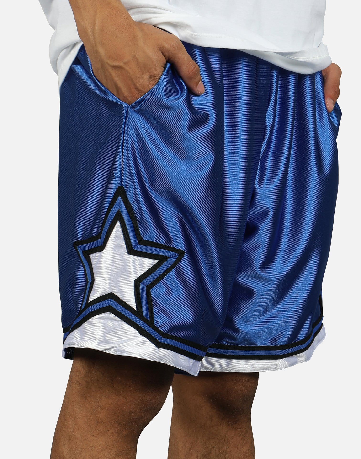 NBA Orlando Magic Blue Mesh Retro Shorts