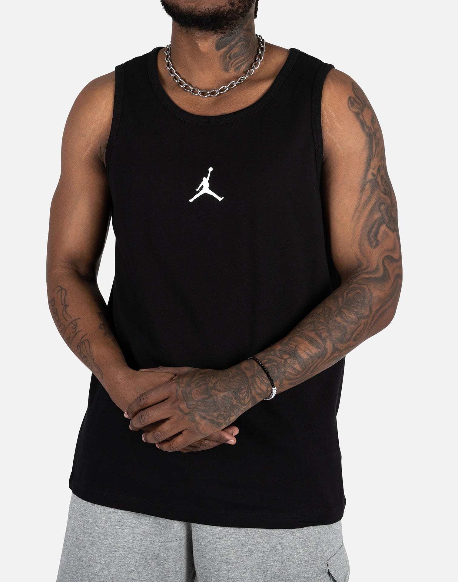Nike Jordan Printed Poolside Tank Top Black Men's - FW23 - US