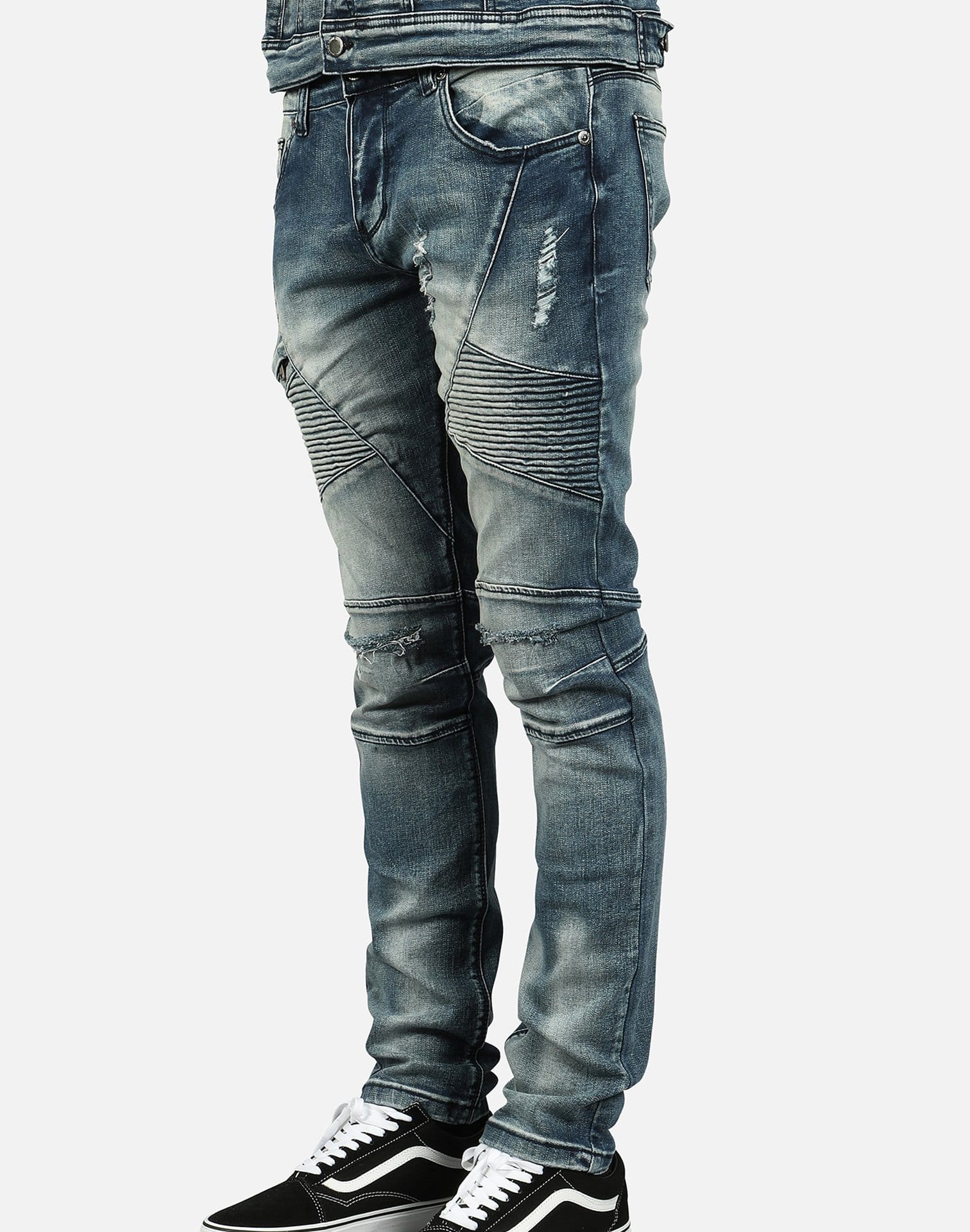 Kilogram Men's Moto Thigh Jeans