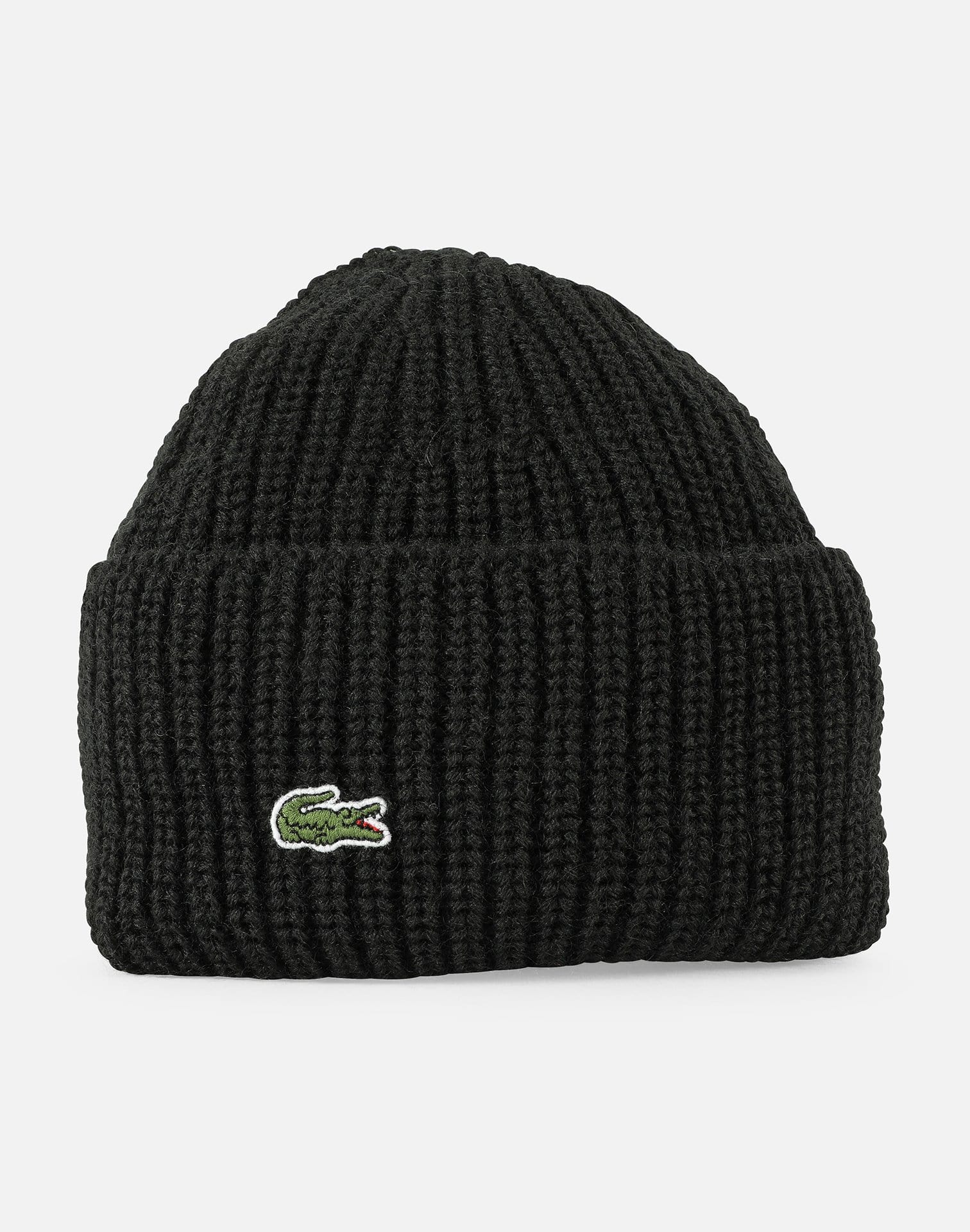Lacoste Turned Edge Ribbed Wool –