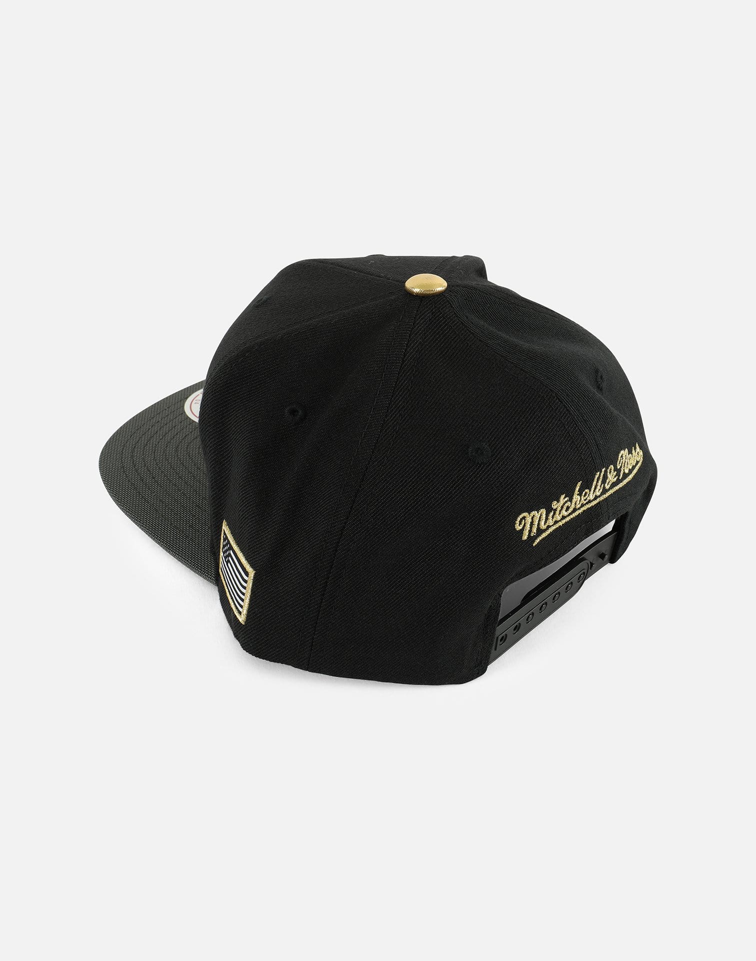 Mitchell & Ness PHILADELPHIA 76ERS GOLD TIP SNAPBACK HAT