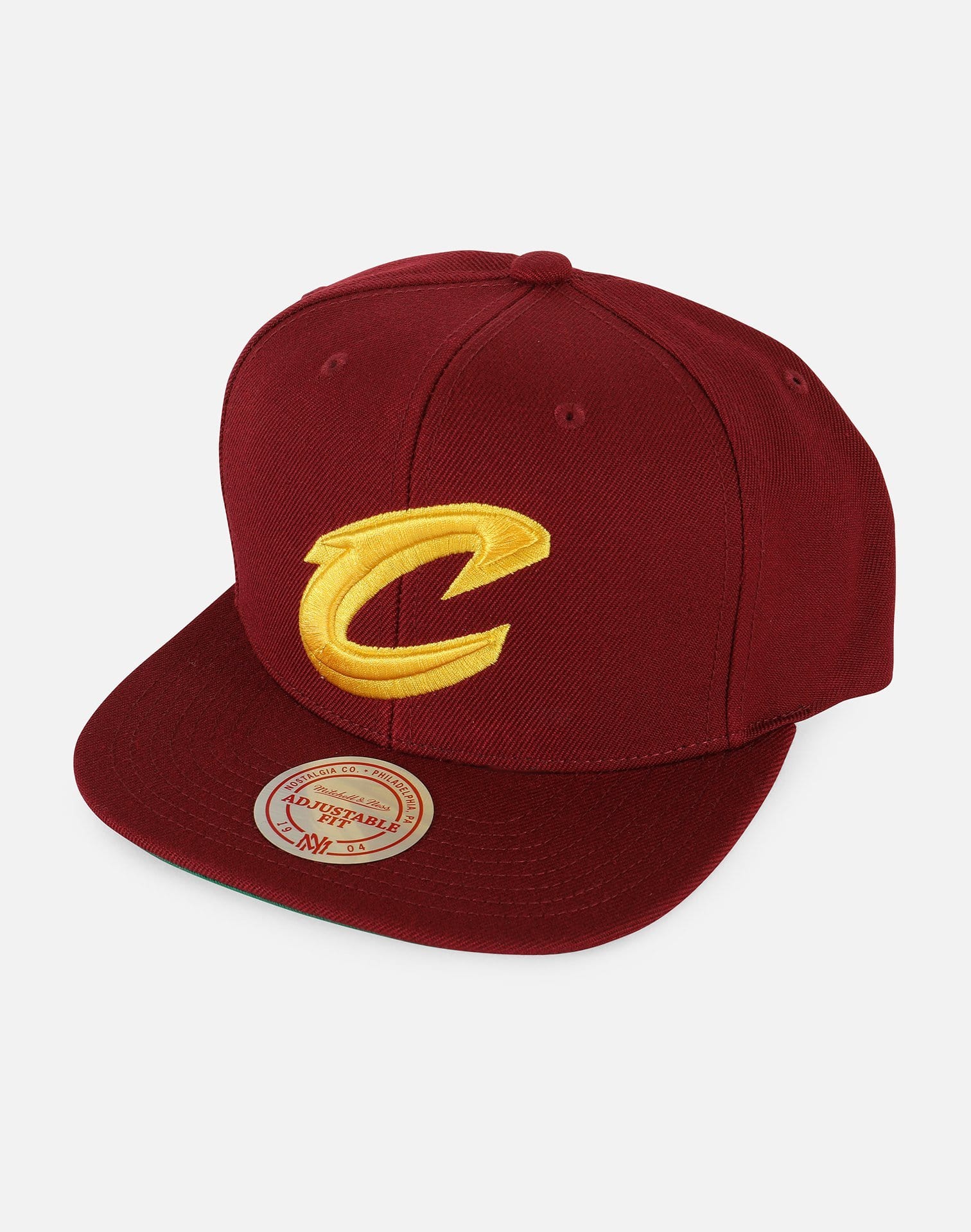 Mitchell & Ness Men's Cleveland Cavaliers Red Snapback Hat