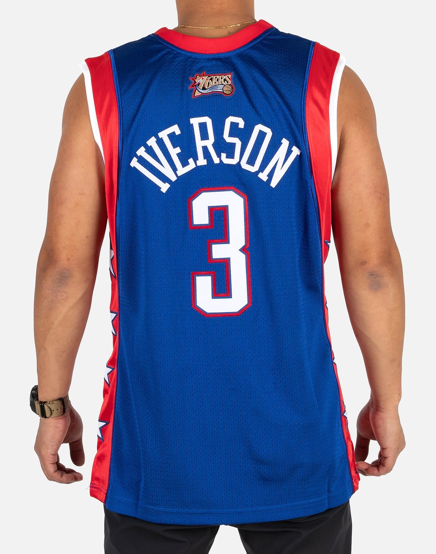 NBA Allen Iverson 2004 All-Star Authentic Jersey By Mitchell & Ness - Royal  - Mens