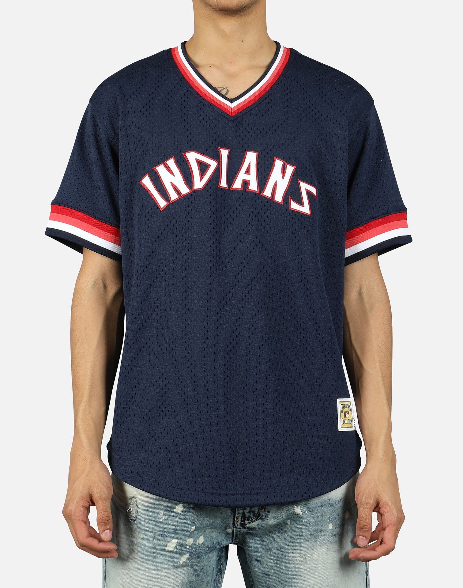 MLB, Tops, Cleveland Indians Logo Jersey Mlb Womens S