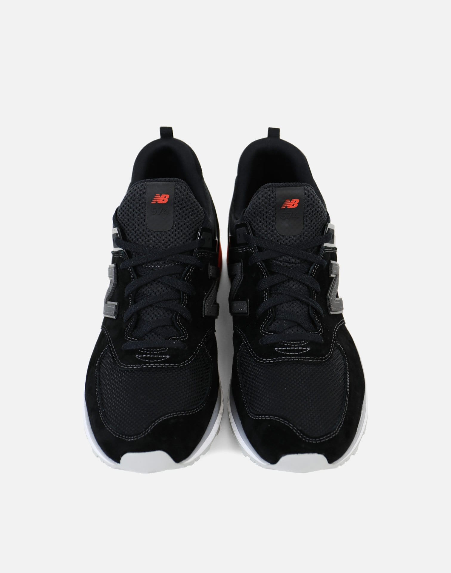 RUVilla.com is where to buy the New Balance 574 Lux (Black/Red-White)!