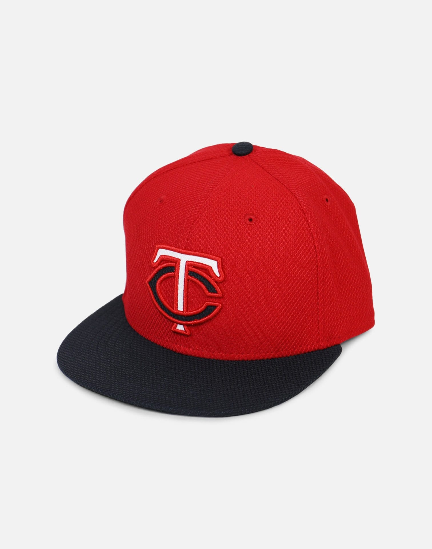 New Era Minnesota Twins Fitted Hat (Red/Black)