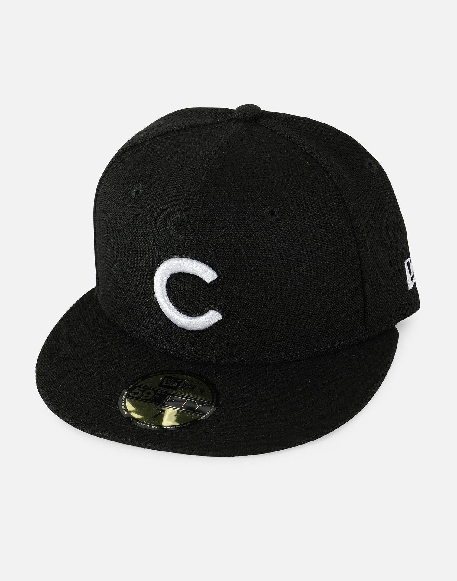 New Era CHICAGO CUBS BLACK/WHITE FITTED HAT