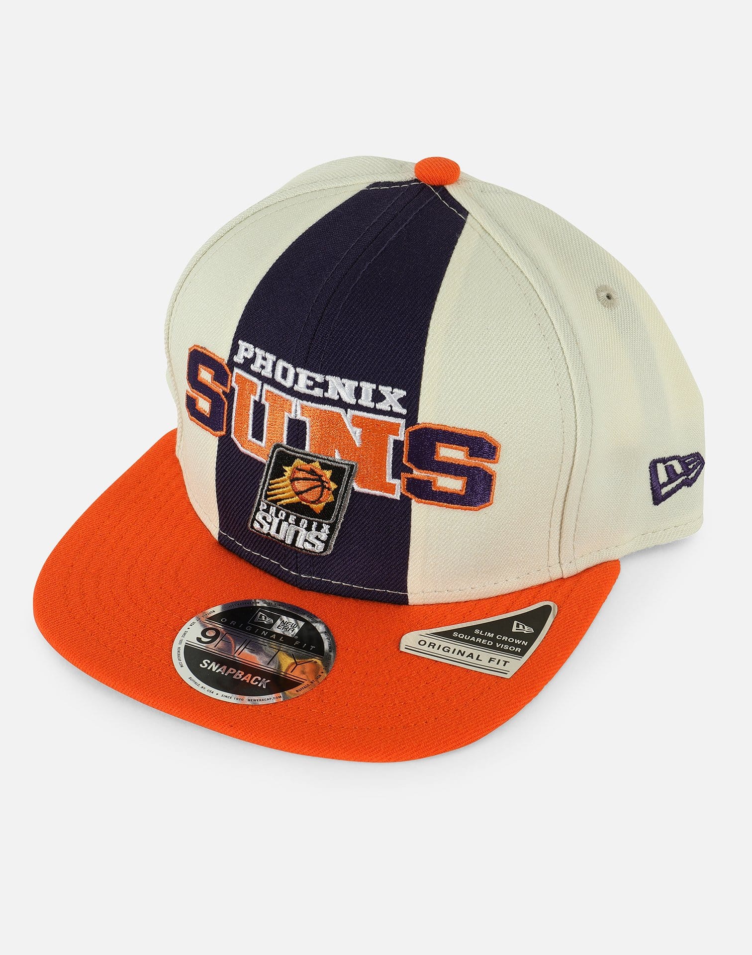 New Era NBA PHOENIX SUNS TEAM LOGO RETRO PATCH DTLR VILLA SNAPBACK HAT