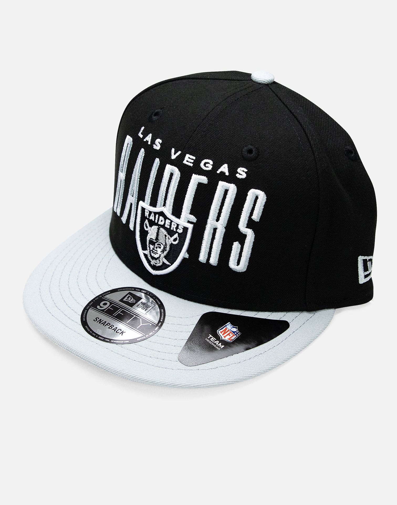 Las Vegas RAIDERS NFL logo shine 9FIFTY black cap