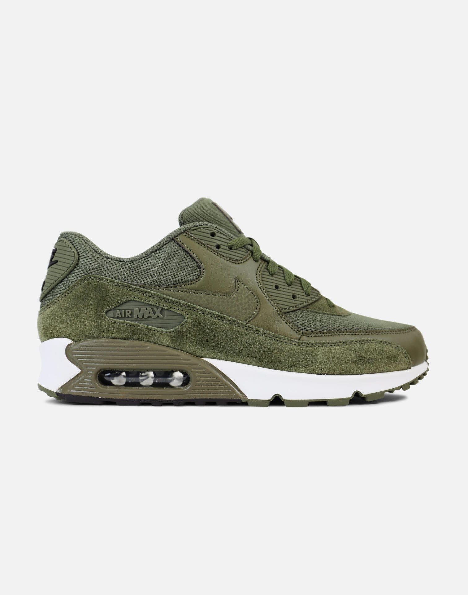 Nike Air Max 90 Essential (Medium Olive/Velvet Brown-White-Medium Olive)