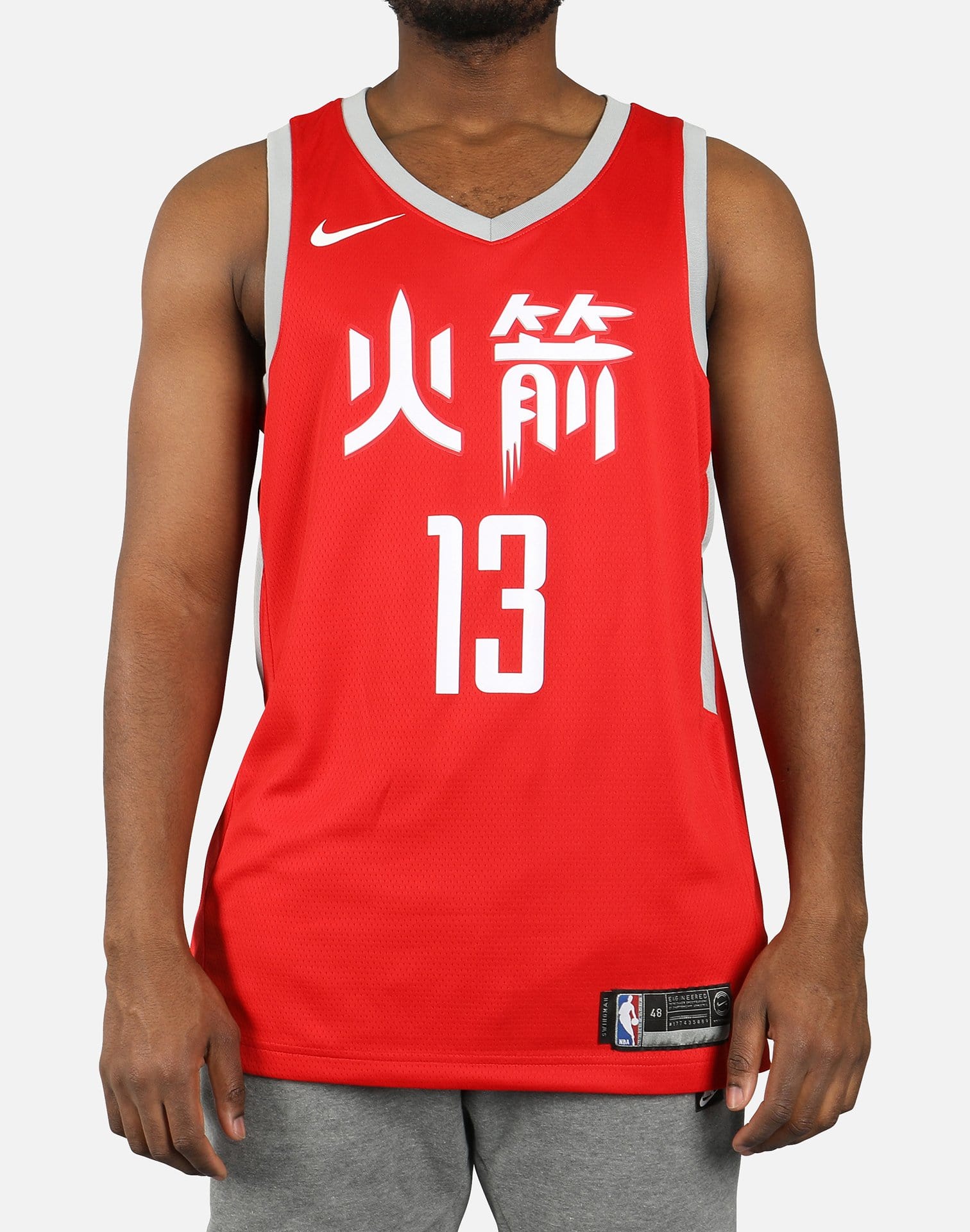 Youth Houston Rockets James Harden Nike White 2019/20 City Edition Name &  Number T-Shirt