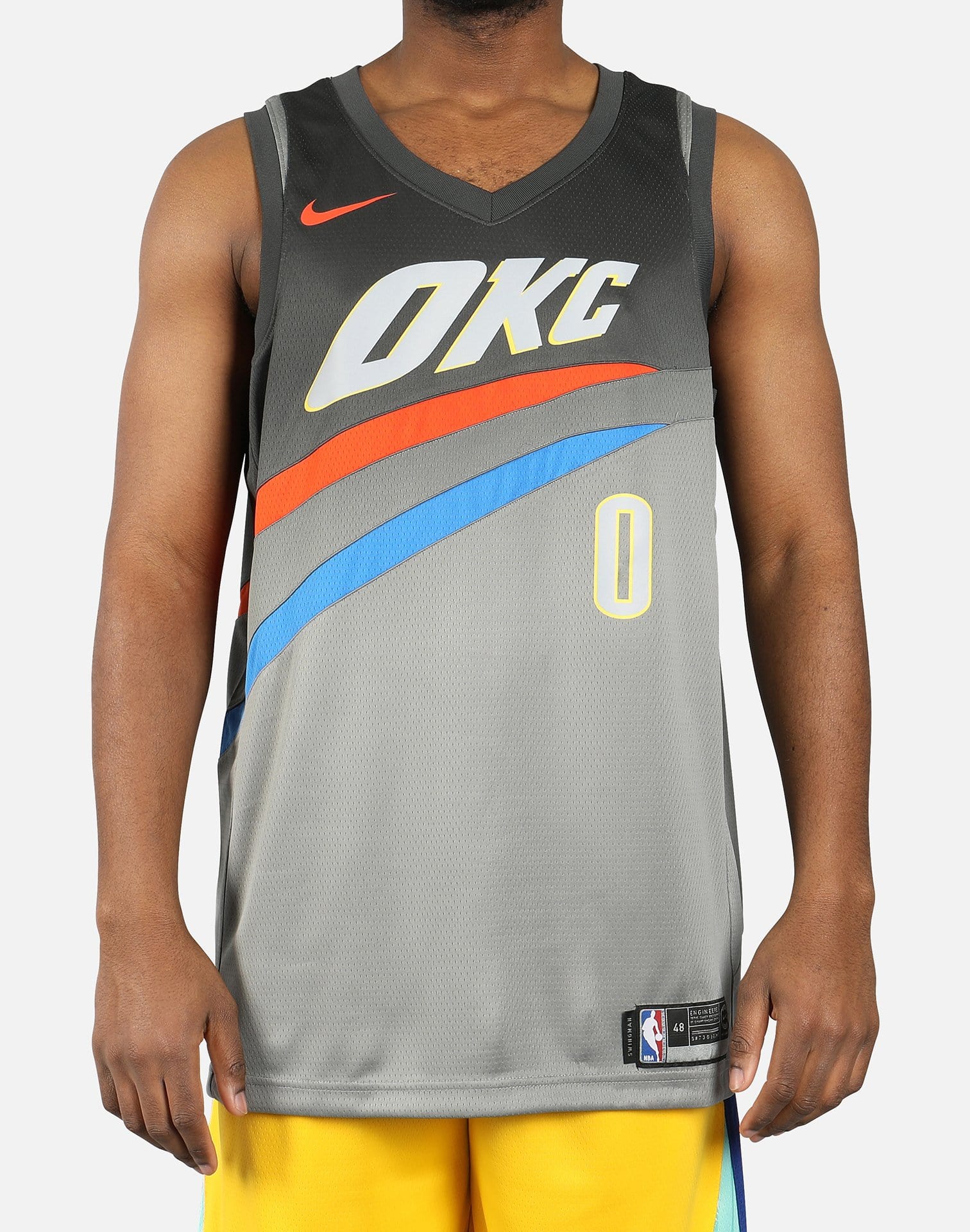 Men's Oklahoma City Thunder #0 Russell Westbrook Golden Edition Jersey -  Pagift Store