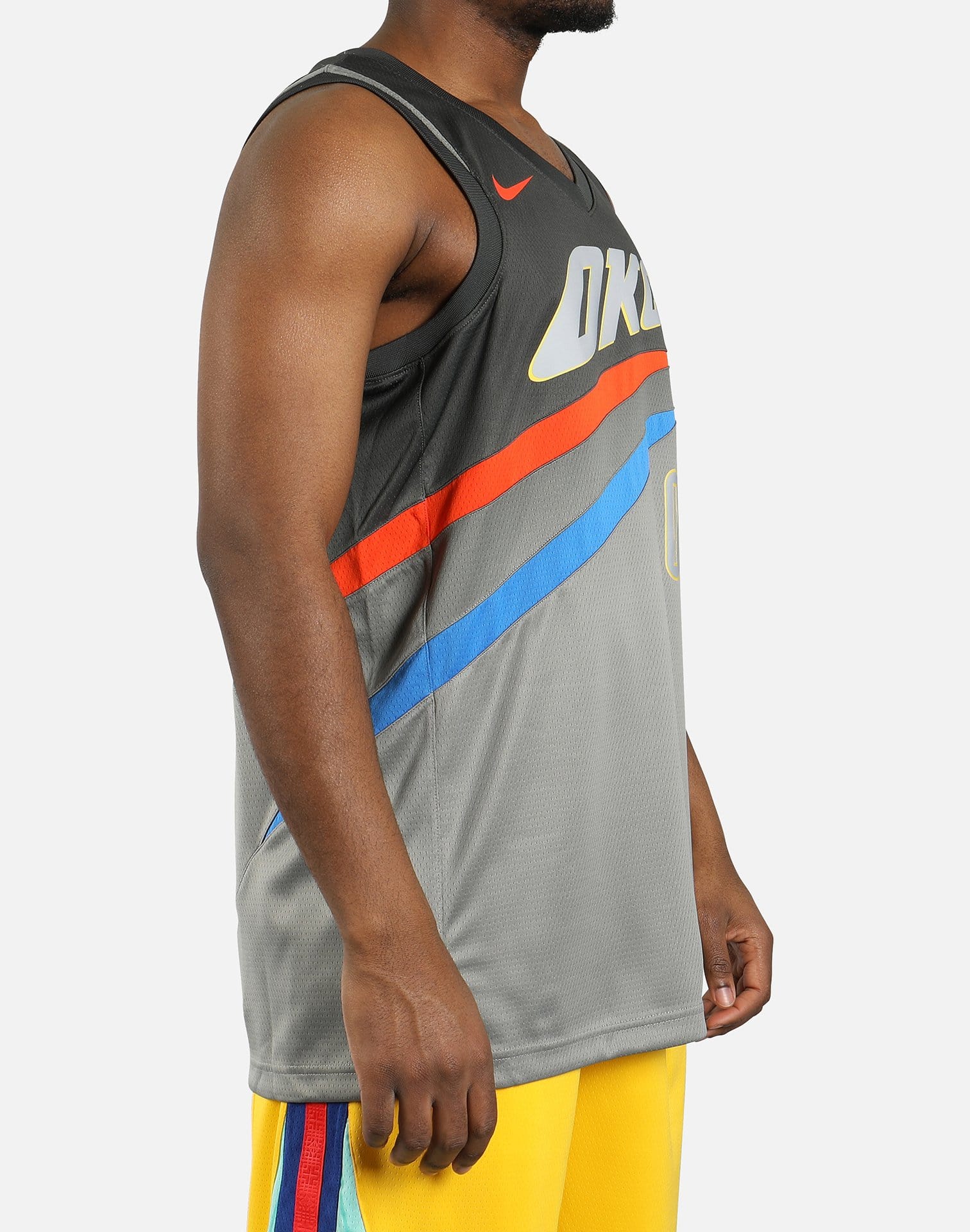 Nike NBA Westbrook Okc Thunder MVP Jersey Black BQ5415-010 US S