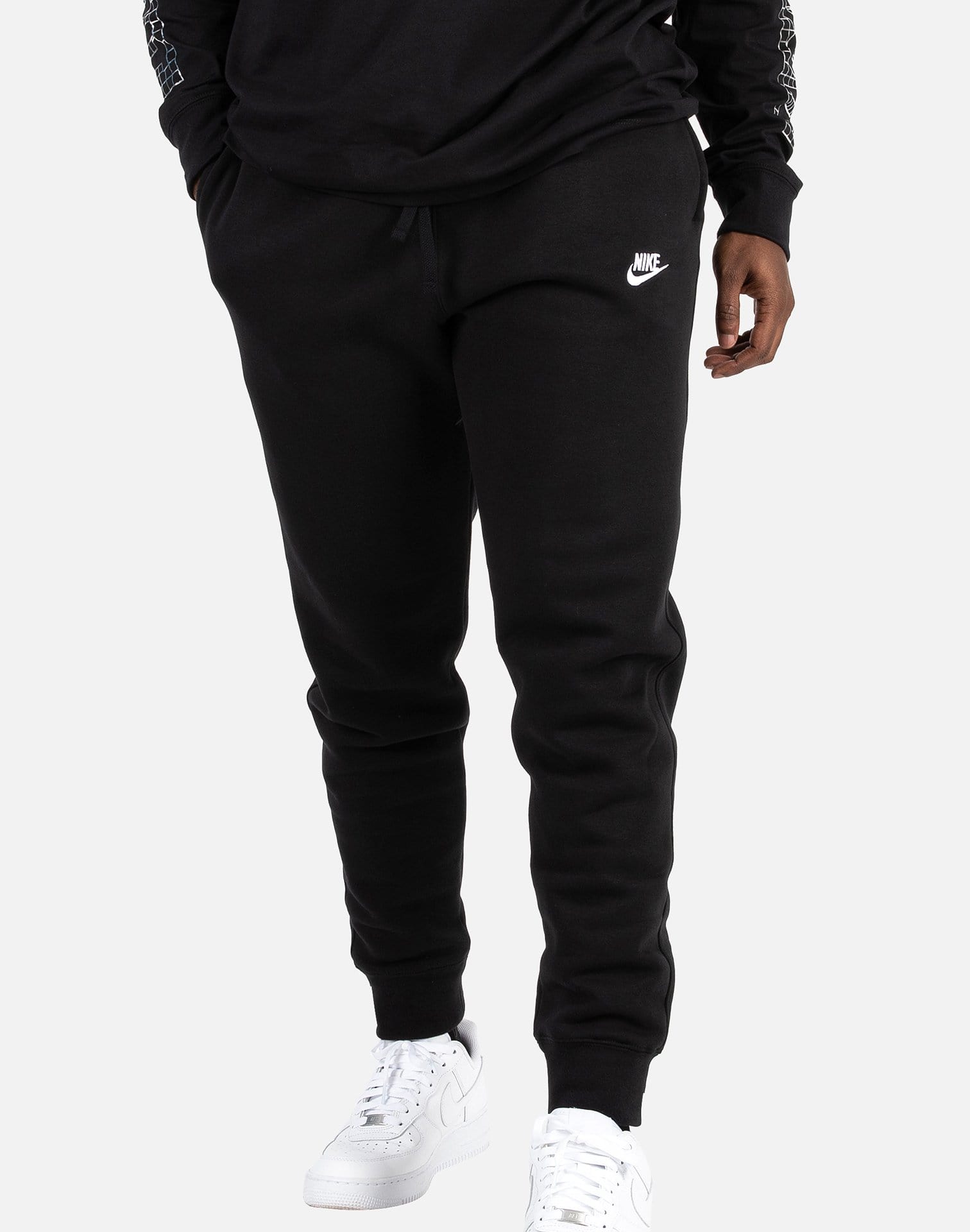 Nike Club Fleece Men's Sweatpants, Size Large - Black (BV2707-010