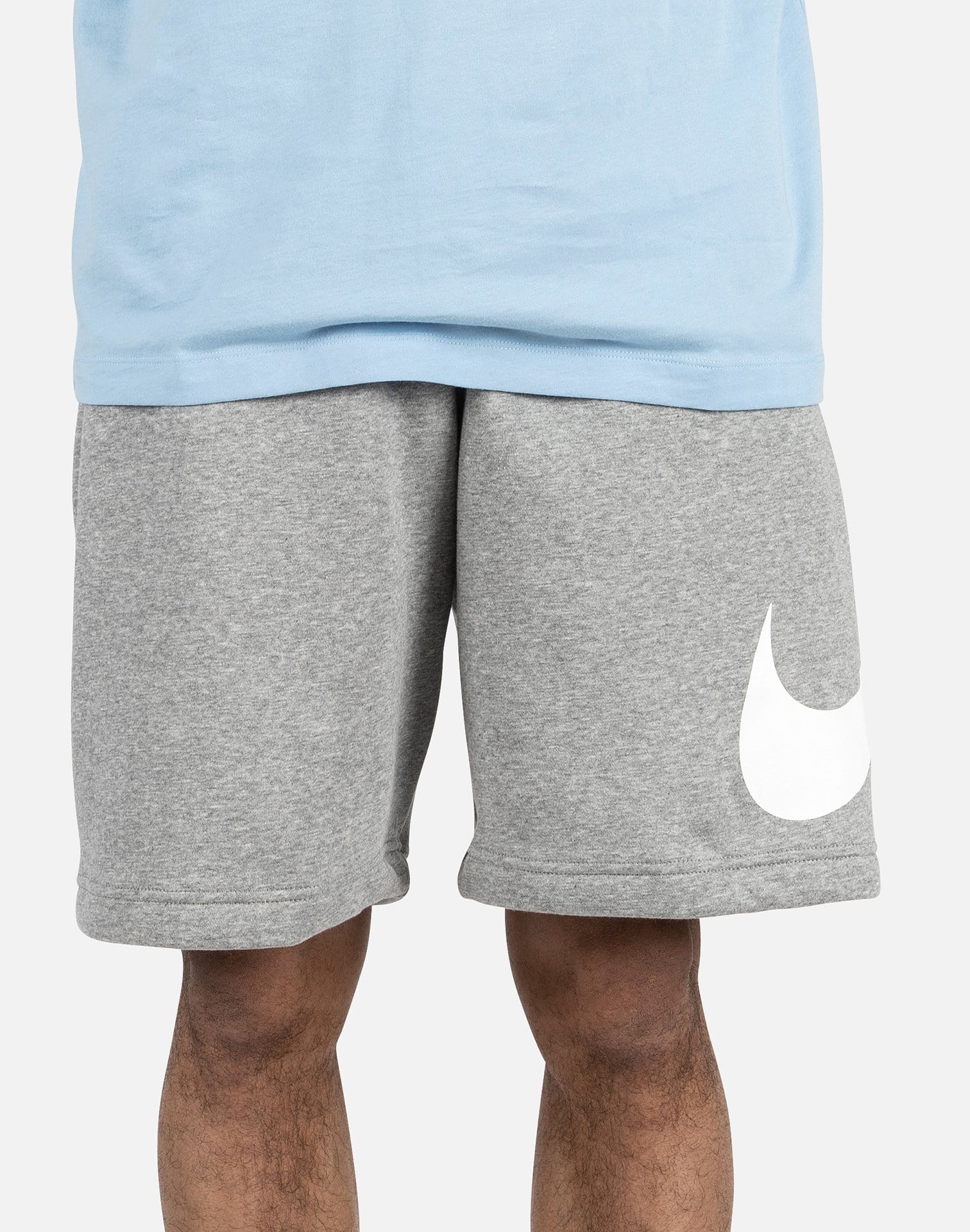 Nike Men's Sportswear Club Grey Graphic Shorts