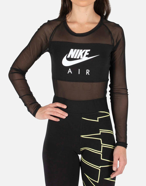 Nike Women's Air Long-Sleeve Mesh Bodysuit (XL, Pumice) : :  Clothing & Accessories