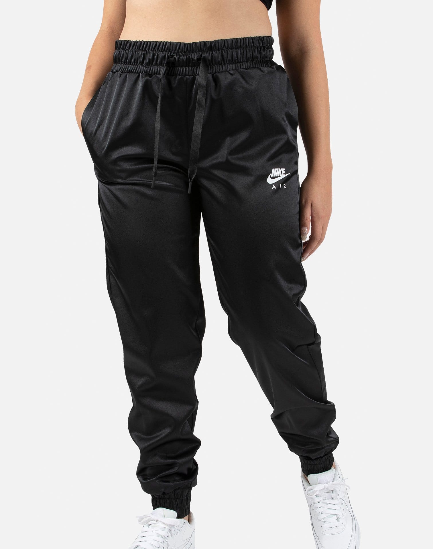 Womens Nike ThermaFIT Essential Running Pants  BlackBlackReflecti   Gazelle Sports