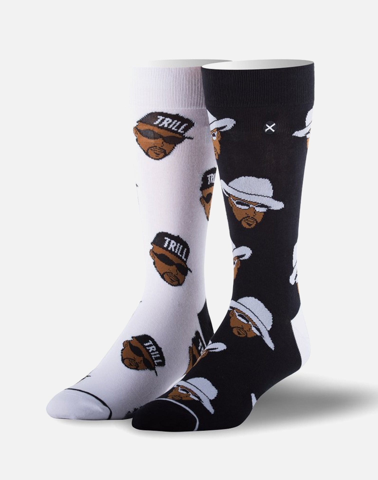 Odd Sox Underground King Socks (Black/White)