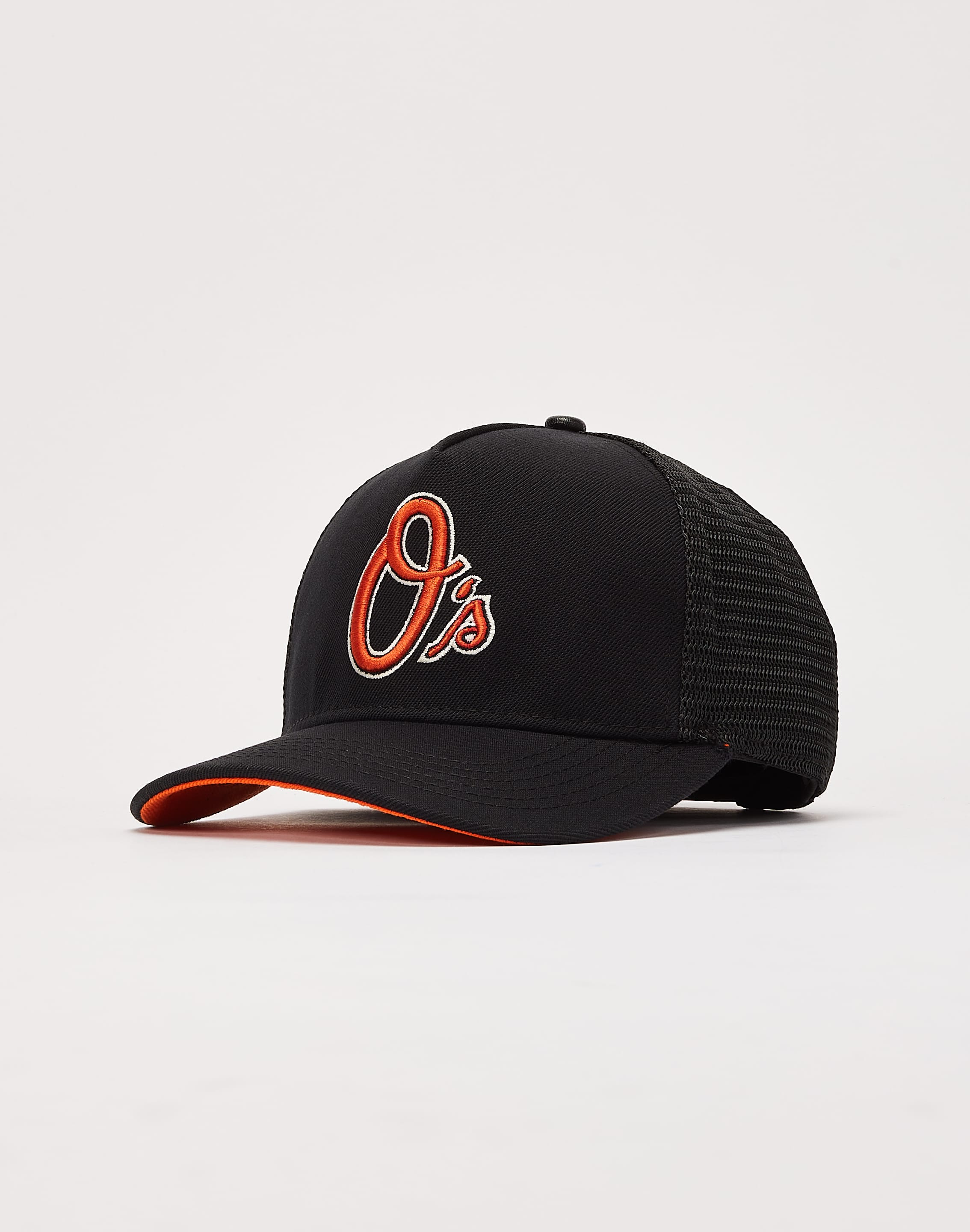 Pro Standard Baltimore Orioles Roses Snapback Hat in Black | LBO735575-BLK