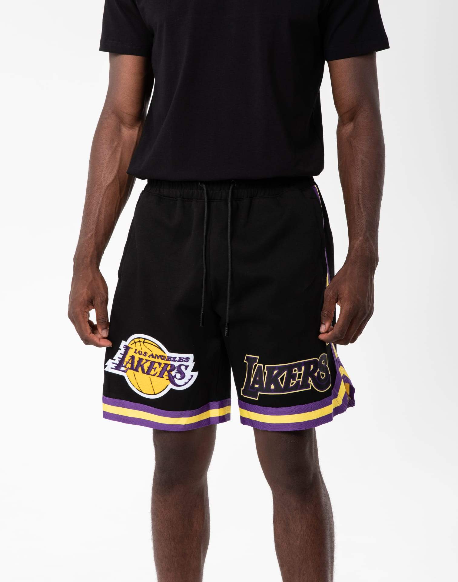 After School Special Men's Black Los Angeles Lakers Shorts