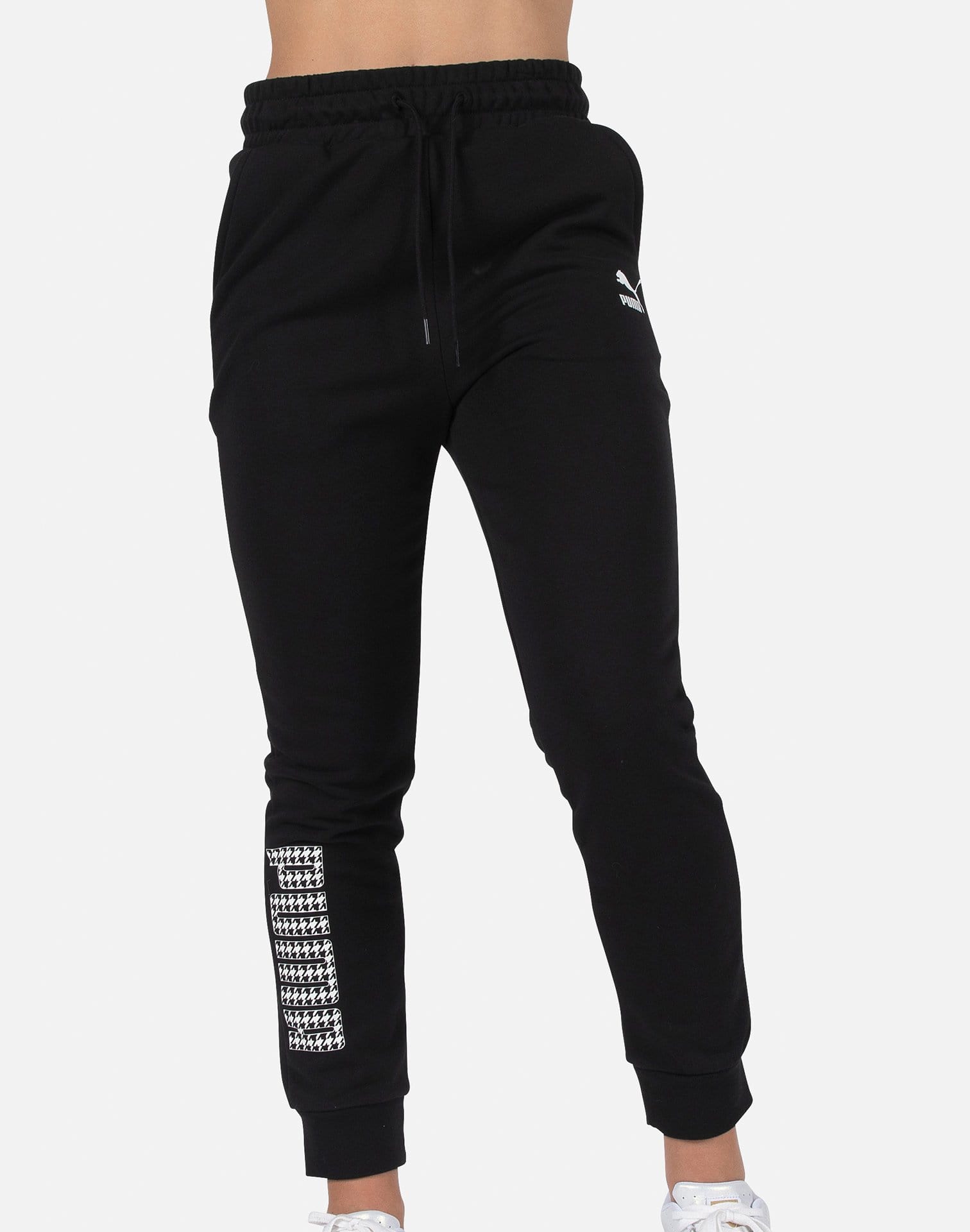 Puma HOUNDSTOOTH LOGO JOGGER PANTS