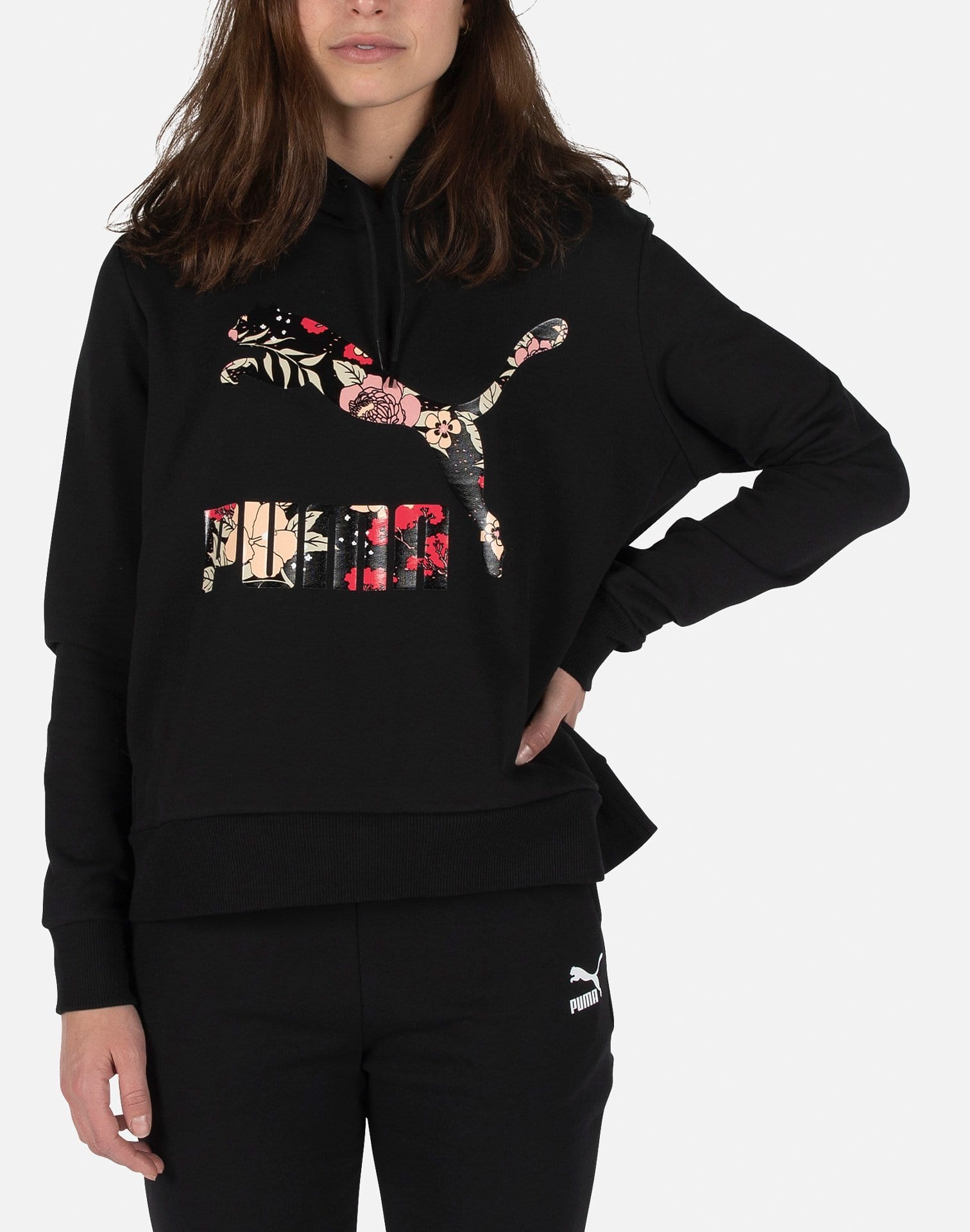 Puma FLORAL LOGO HOODIE