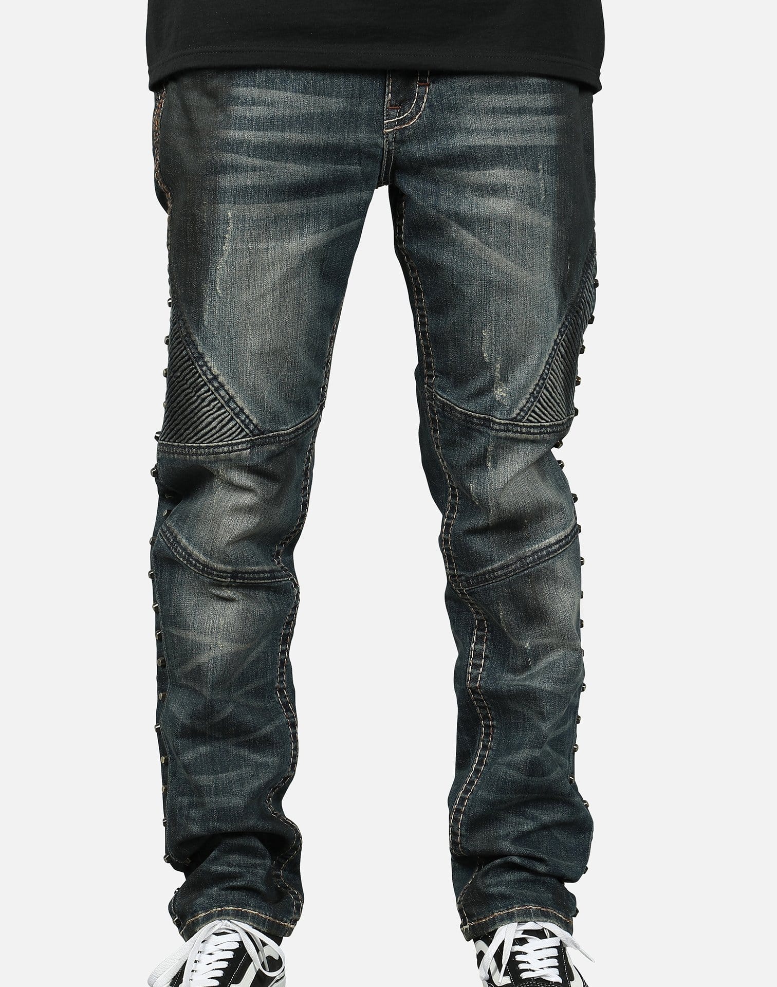 Rock Revival Men's Lampson K201 Biker Jeans