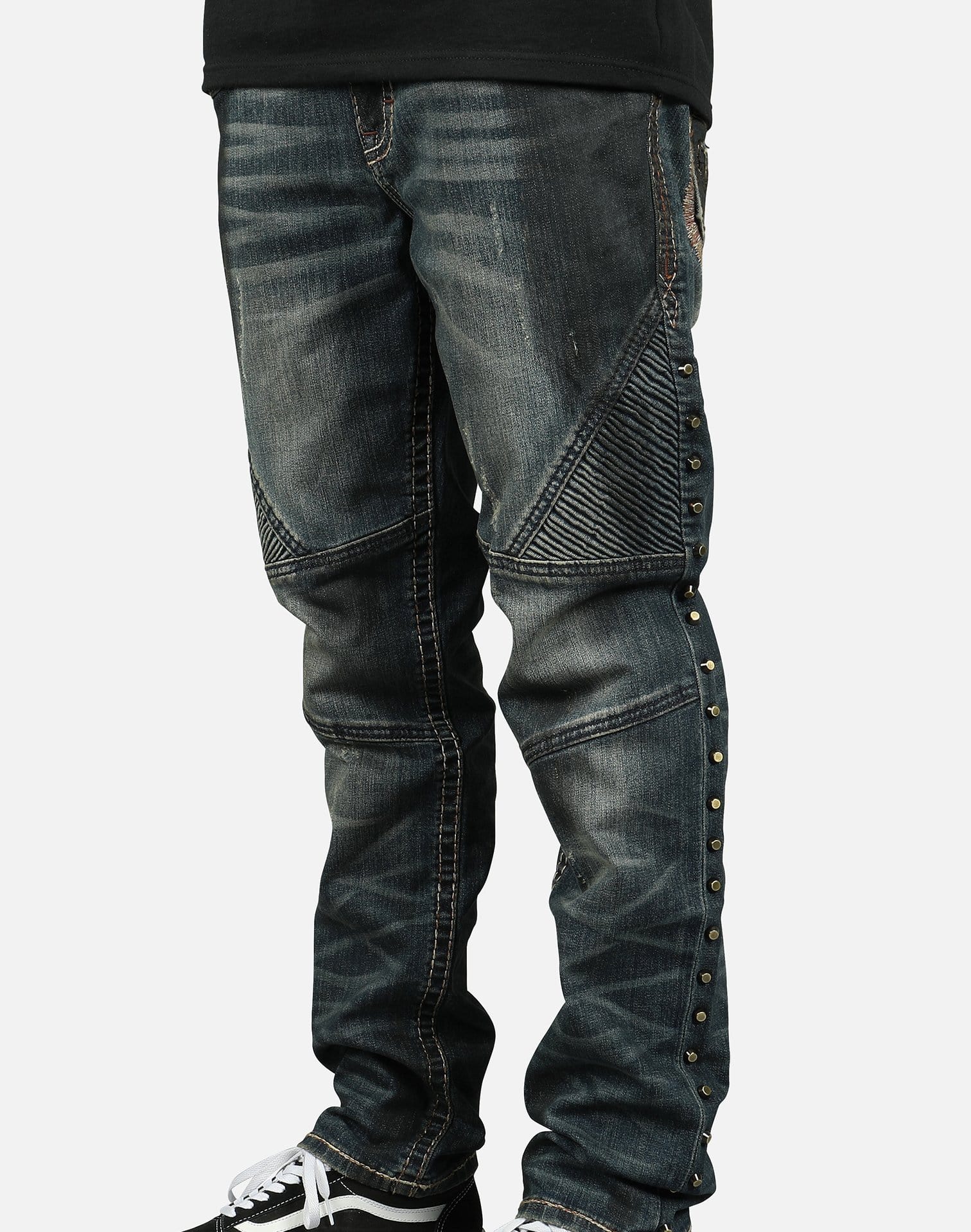 Rock Revival Men's Lampson K201 Biker Jeans