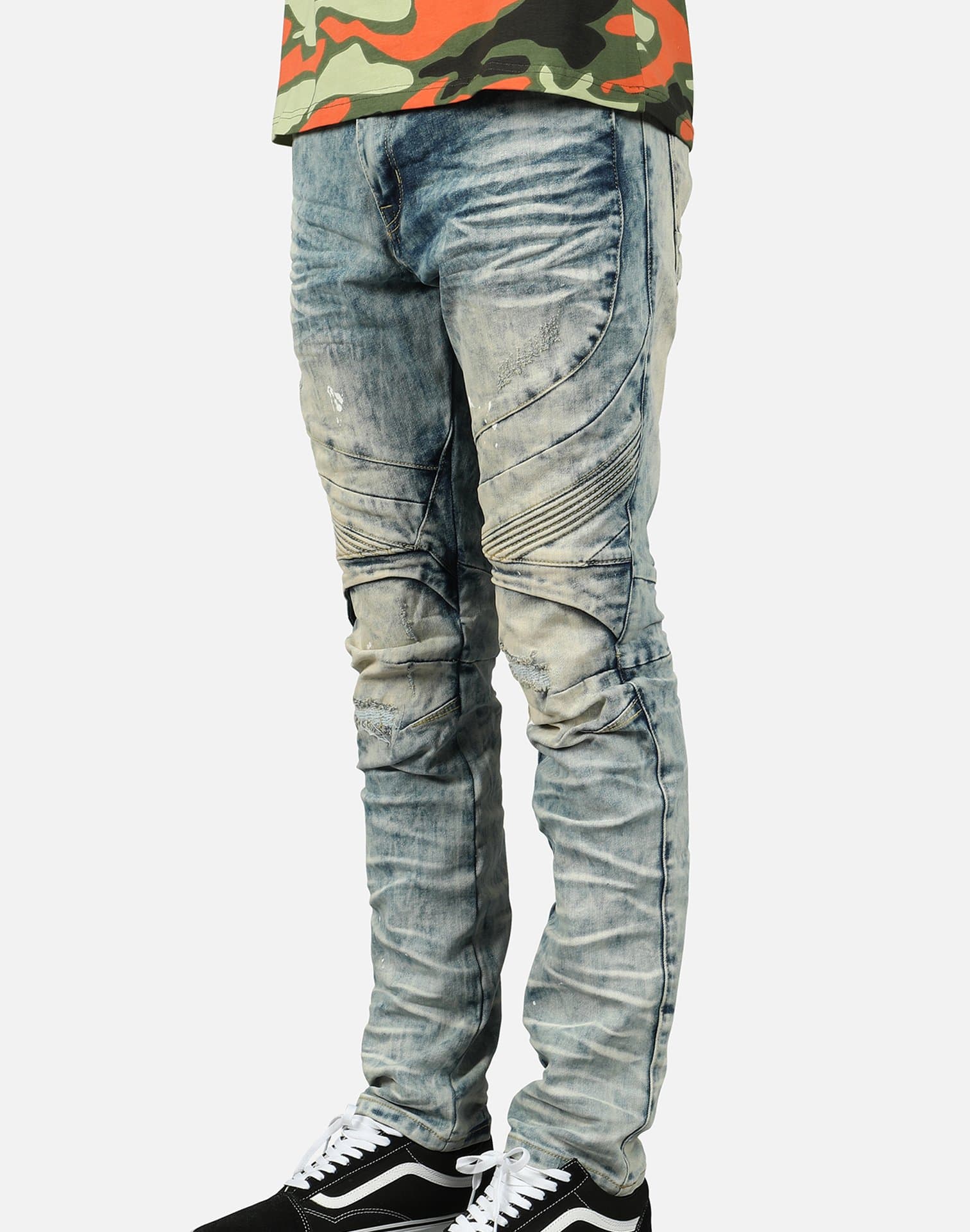 Smoke Rise Men's Moto Mojave Denim Jeans