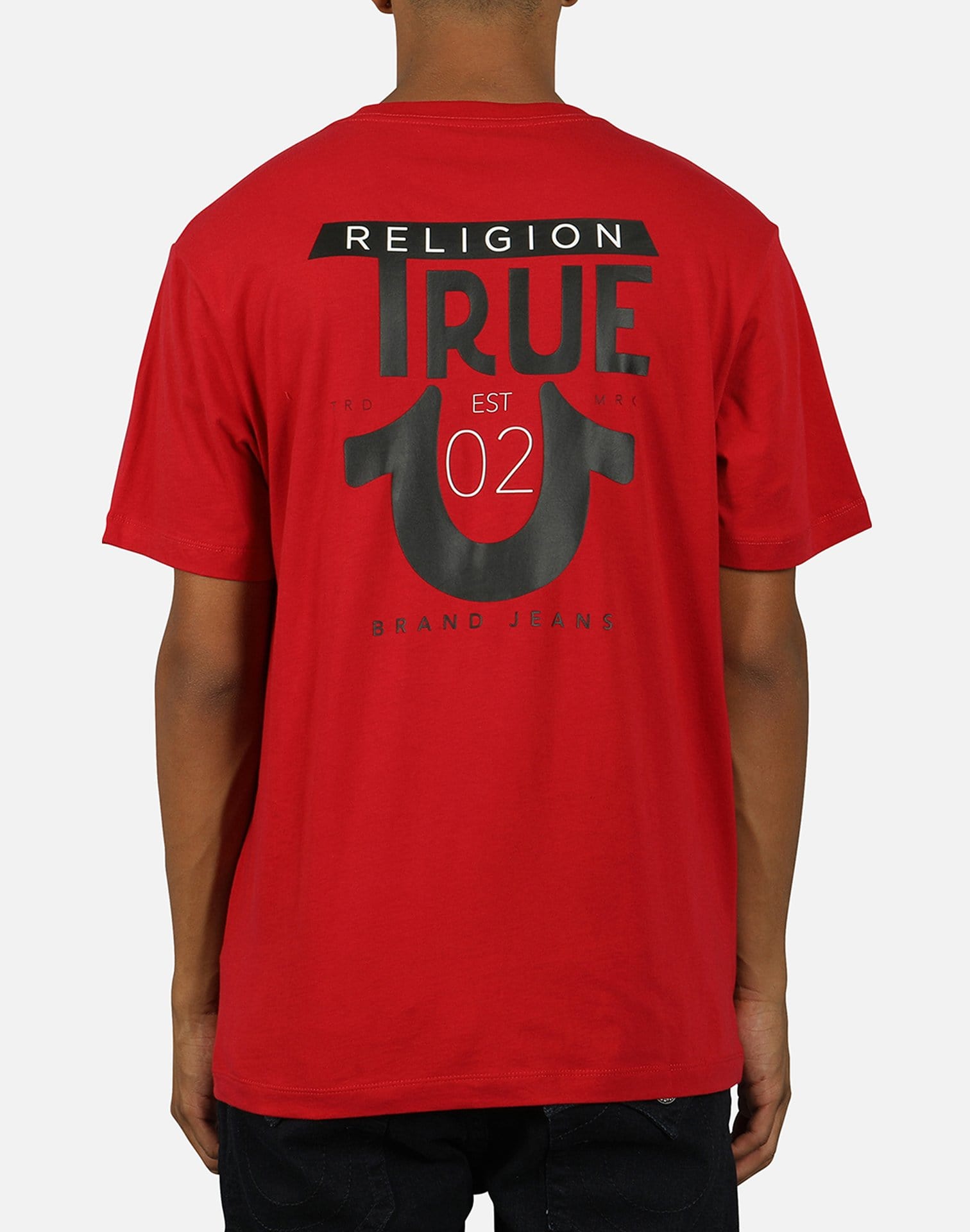 True Religion Men's Buddha Logo Crew Tee