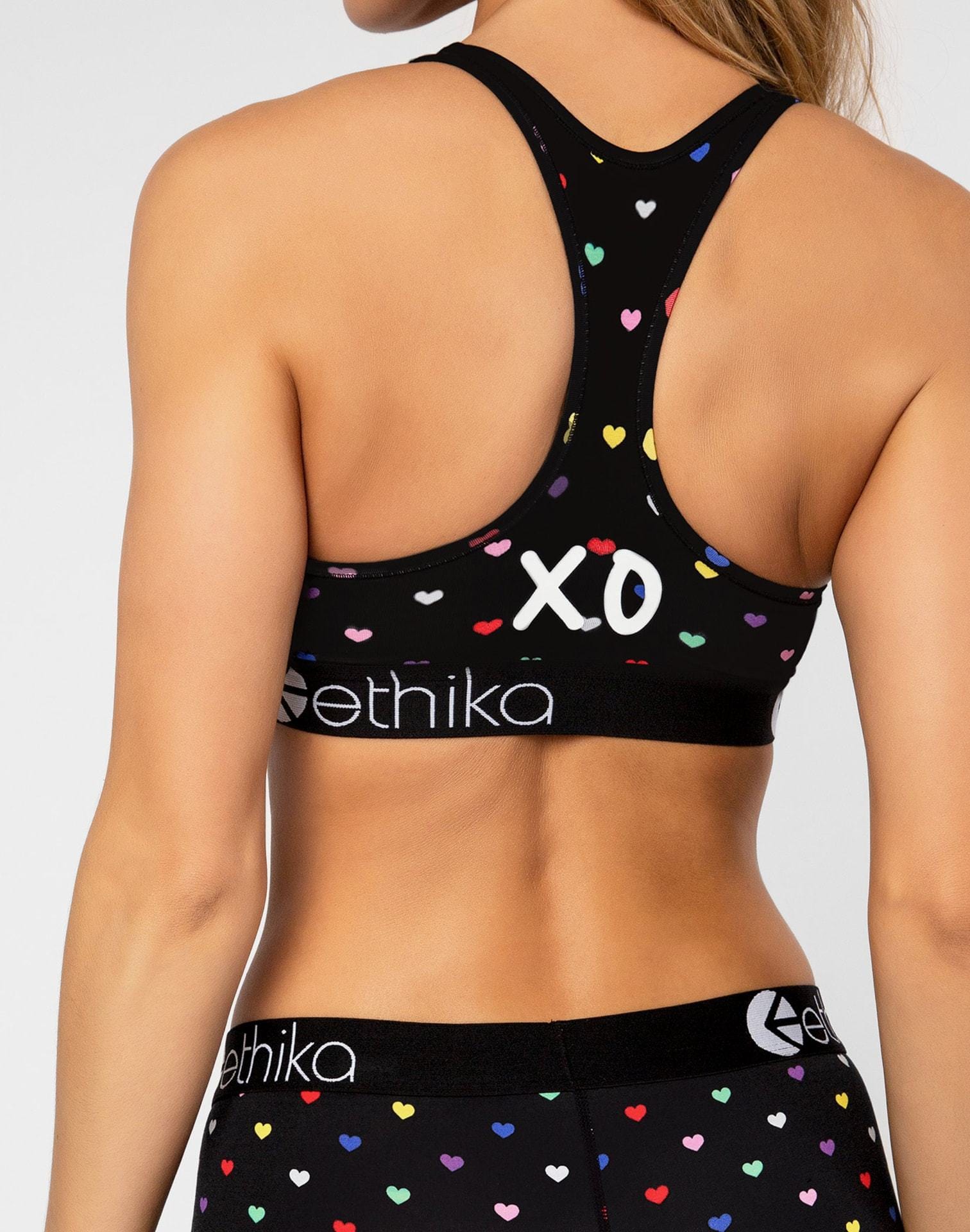 Ethika Womens Sports Bra  Electric Love, Electric Love, X-Large :  : Clothing, Shoes & Accessories