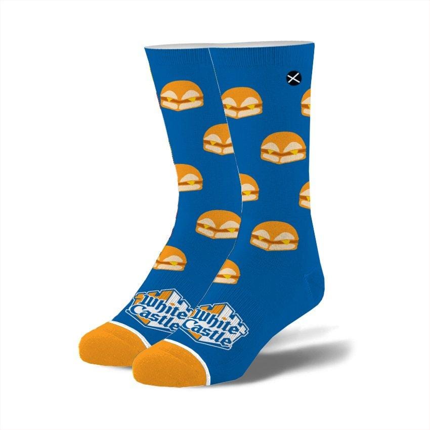 Odd Sox WHITE CASTLE BURGERS CREW SOCKS